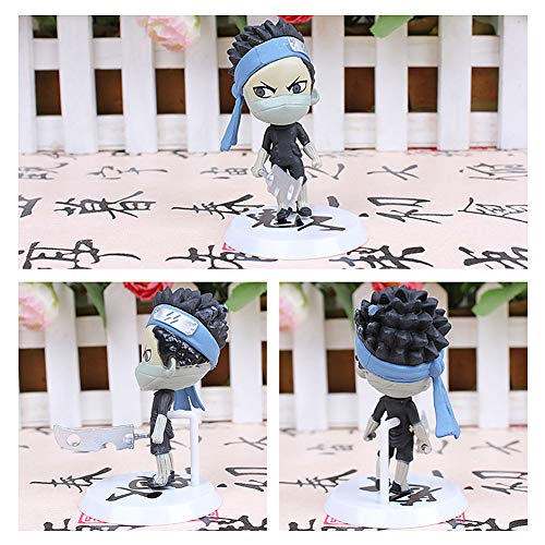 Naruto Cupcake Toppers, FANDE 6PCS Naruto Figuras Set Naruto Happy Birthday Party Supplies Decoraciones