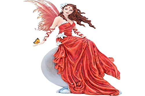 Nemesis Now Figurine 24cm Red Crimsonlily Nene Thomas-Figura Decorativa (24 cm), Color Rojo, Resina, 21.5cm