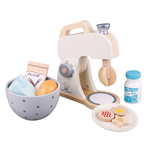 New Classic Toys 10707 - Juego de mezcladores para Cocina y Alimentos, Color Blanco