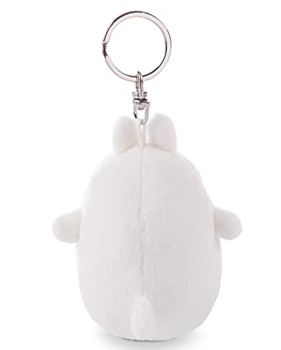 NICI- Llavero Conejo Molang 8cm, Color Blanco, 8 cm (47740)