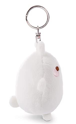 NICI- Llavero Conejo Molang 8cm, Color Blanco, 8 cm (47740)