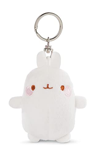 NICI- Llavero Conejo Molang 8cm, Color Blanco, 8 cm (47740)