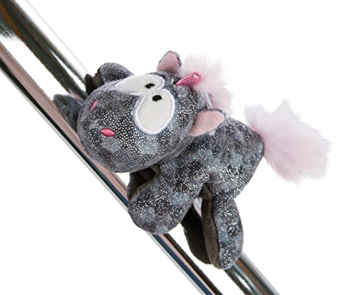 NICI- MagNICI Unicornio Diamond Dust 12cm, Color Gris (47649)