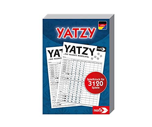 Noris 606194305 Knubbel Yatzy - Cuaderno de Resultados de Juego de Dados (versión en alemán)