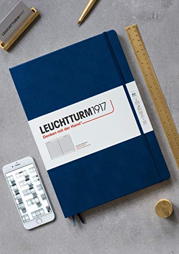 Notatnik Leuchtturm Master Classic w linie czarny