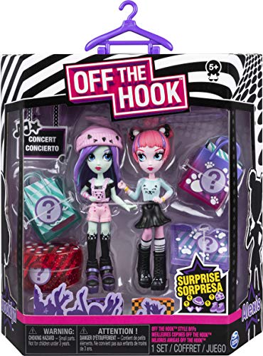 Off The Hook Estilo BFFs, muñecas pequeñas de 4 Pulgadas con Moda y Accesorios para niñas de 5 años en adelante (los Estilos varían)