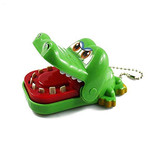 Ogquaton Juguete de cocodrilo Dentista Mordida Dedo Boca de los niños Boca mordida Juguete de Dedo Divertido Juego Cocodrilo Broma práctica Regalo para niños Regalo Verde