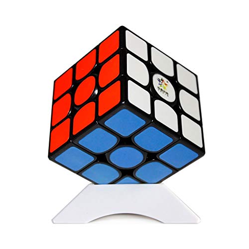 OJIN YuXin Kylin V2 M 3x3 Magic Cube Puzzle Yuxin 3x3x3 V2 M Smooth Cube Yuxin Kylin 3x3 V2 M Velocidad Cube el Juguete con un trípode (Black-Bright Red)