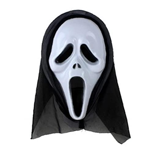 Onsinic Máscara Miedo Halloween Cosplay Costume Mask Scream Skull Mascarilla Fantasmas Falsas Mascarillas para Niños Adultos