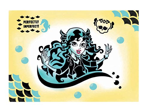 Orbis 30209 Monster High III - Aerógrafo Infantil con Plantillas para estarcir