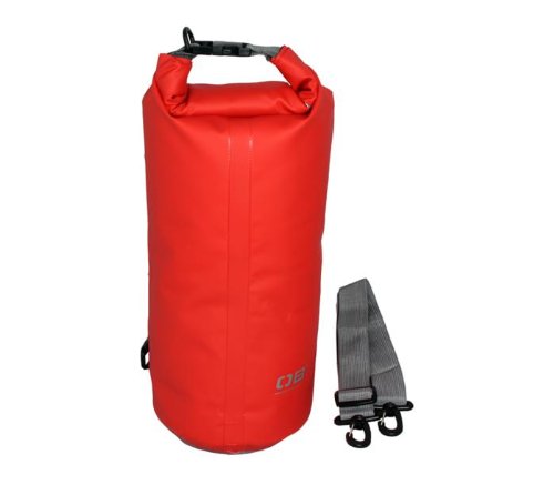 OverBoard - Bolsa de Playa Impermeable Capacidad 12 l Color Rojo