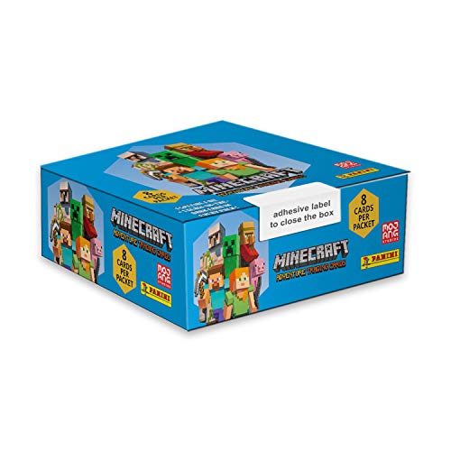 Panini Tarjetas coleccionables de Minecraft (18 Paquetes) (MCTCGP)