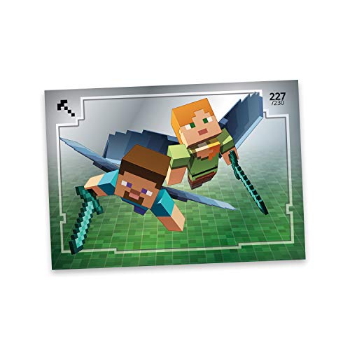 Panini Tarjetas coleccionables de Minecraft (18 Paquetes) (MCTCGP)