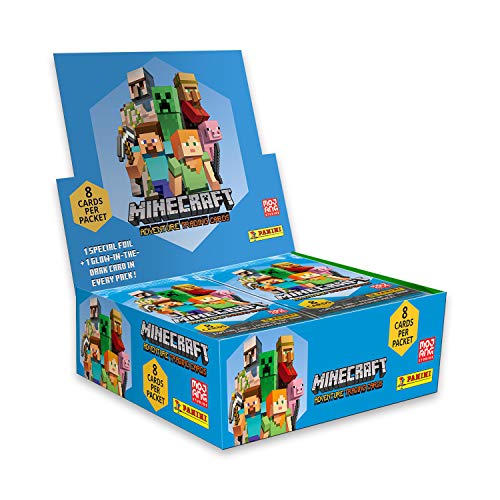 Panini Tarjetas coleccionables de Minecraft (18 Paquetes) (MCTCGP)