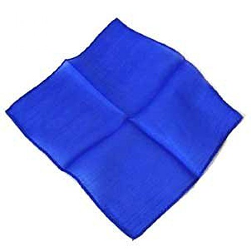 Pañuelo 100% seda (22,5 x 22,5 cm) Azul