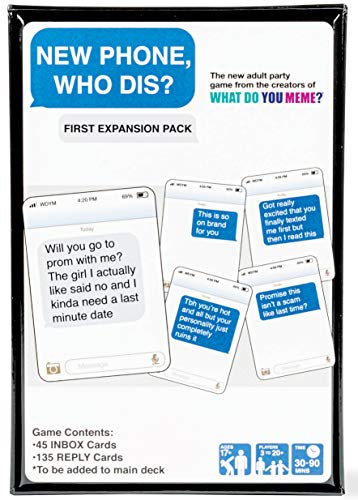 Paquete de expansión para teléfono nuevo, ¿Quién dis?, diseñado para ser añadido al nuevo teléfono, ¿Quién dis?