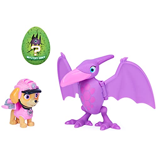 PATRULLA CANINA - FIGURAS DE ACCIÓN DINO RESCUE- Figuras Patrulla Canina Dino Rescue, 1 Dinosaurio y 1 Figura Dinosaurio Misteriosa - MODELO ALEATORIO - 6058512 - Juguetes Niños 3 Años +