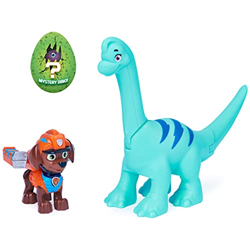 PATRULLA CANINA - FIGURAS DE ACCIÓN DINO RESCUE- Figuras Patrulla Canina Dino Rescue, 1 Dinosaurio y 1 Figura Dinosaurio Misteriosa - MODELO ALEATORIO - 6058512 - Juguetes Niños 3 Años +