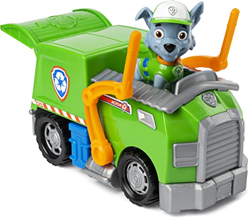 PAW PATROL Selección de Básicos Vehículos con Figuras | Patrulla Canina, Figura:Rocky