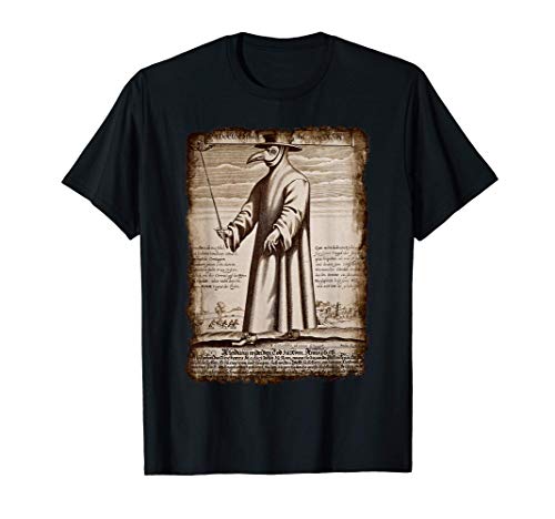 Peste Doctor Macabro Medieval, Steampunk, Horror Camiseta