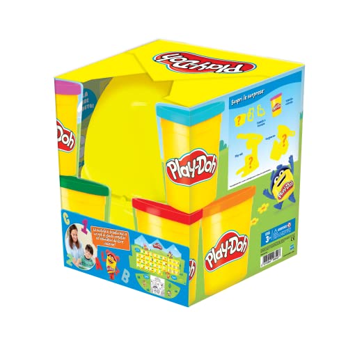 Play-Doh Hasbro Sorpresovo 2022 - Huevo con sorpresas y Caja Que se Convierte en Juego