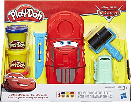 Play-Doh The Movie Disney Pixar Cars Rayo Mcqueen-Juego de moldes (Hasbro C1043EU4)