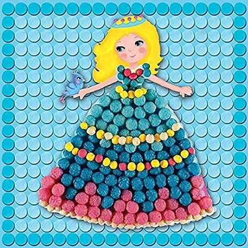 PlayMais Mosaic Dream Princess Kit de Manualidades para niñas y niños a Partir de 3 años | 2300 Piezas y 6 Plantillas de mosaicos con Princesas | estimula la Creatividad y la motricidad