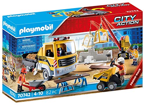 Playmobil 70742 Juguete Sitio de Construccion