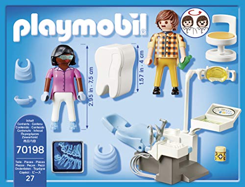 PLAYMOBIL City Life 70198 Dentista, A Partir de 4 años