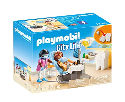 PLAYMOBIL City Life 70198 Dentista, A Partir de 4 años