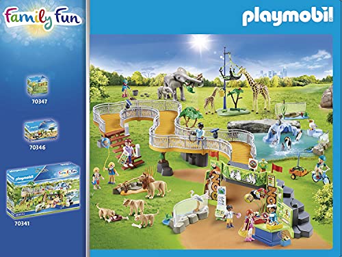 PLAYMOBIL Family Fun 70324 Recinto Exterior de Elefantes, A partir de 4 años