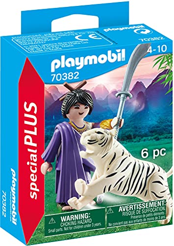 Playmobil - Guerrera Ninja con Tigre 70382.