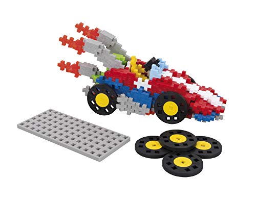 Plus-Plus 9607008 Juguete de construcción Genial, Coche de Carreras Crazy Cart PlusPlus Go, 240 Piezas