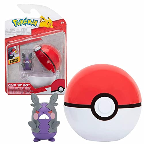 Pokemon Figuras 5-8 cm Morpeko – Juguetes Pokemon Clip N Go Nueva 2022 – Figuras Pokemon & Bolas Pokemon - Licenciado Oficialmente Pokemon Juguetes