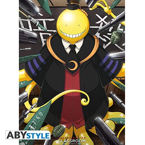 Póster de ABYstyle con texto en inglés "Koro Sensei" (52 x 38) , color/modelo surtido