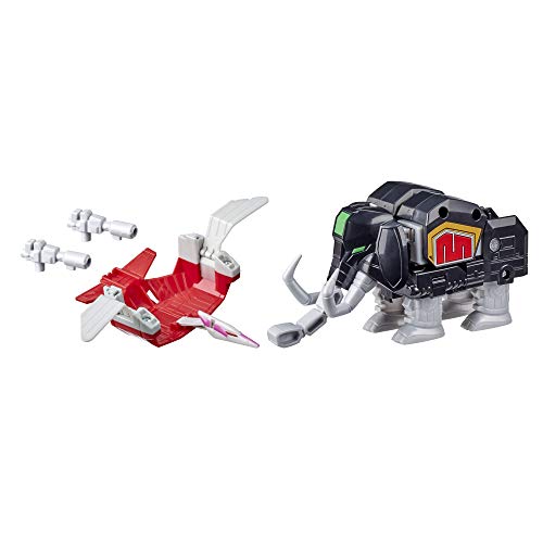 Power Rangers Mighty Morphin Mastodon Dinozord y Pterodactyl Dinozord Toy Paquete de 2 Figuras de acción Parte de Dino Megazord para niños a Partir de 4 años