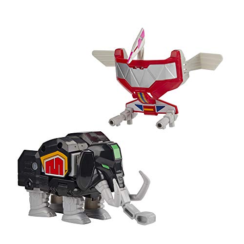 Power Rangers Mighty Morphin Mastodon Dinozord y Pterodactyl Dinozord Toy Paquete de 2 Figuras de acción Parte de Dino Megazord para niños a Partir de 4 años