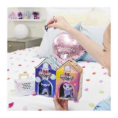 Present Pets Minis, Galaxy Trio 3-Pack of 7.6cm Plush, Kids Toys for Girls Aged 5 and up 3-Pack Peluche de 7,6 cm, Juguetes para niños a Partir de 5 años (Spin Master 6061675)