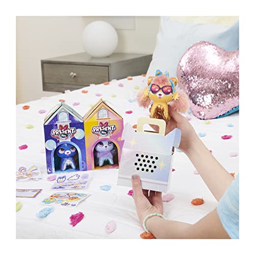 Present Pets Minis, Galaxy Trio 3-Pack of 7.6cm Plush, Kids Toys for Girls Aged 5 and up 3-Pack Peluche de 7,6 cm, Juguetes para niños a Partir de 5 años (Spin Master 6061675)