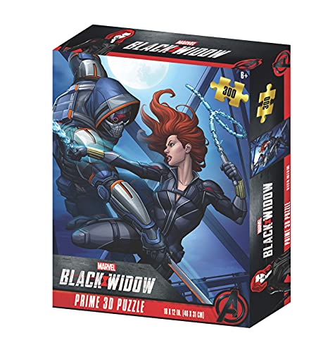 Prime 3D-RD-RS263092 Puzzle lenticular Marvel Black Widow y Taskmaster 200 Piezas, Multicolor, único