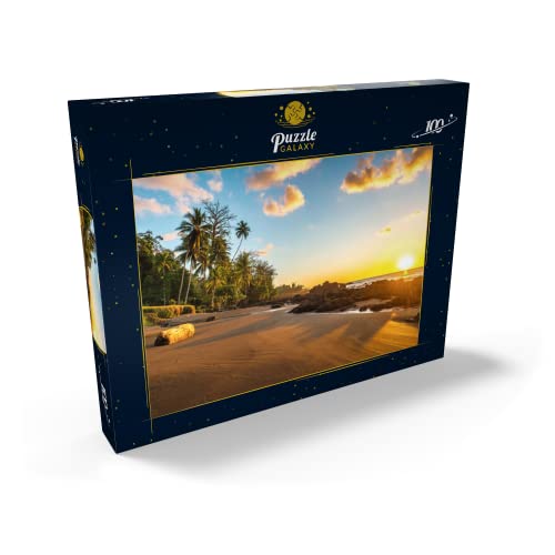 Puesta De Sol Tropical En La Costa del Pacífico De Costa Rica - Premium 100 Piezas Puzzles - Colección Especial MyPuzzle de Puzzle Galaxy