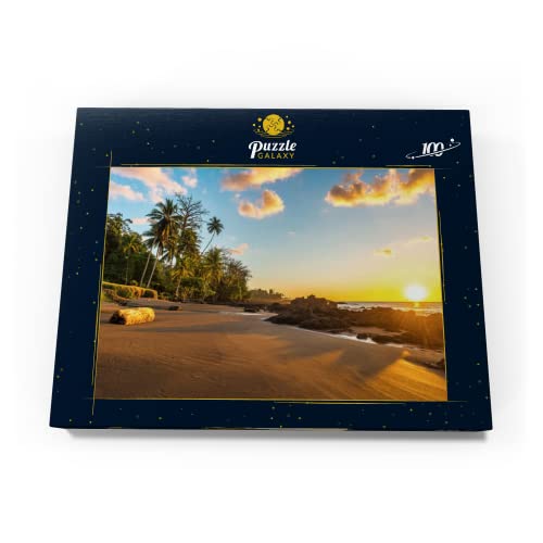 Puesta De Sol Tropical En La Costa del Pacífico De Costa Rica - Premium 100 Piezas Puzzles - Colección Especial MyPuzzle de Puzzle Galaxy