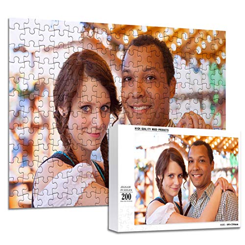 Puzzles Personalizados con Fotos 1000 500 300 200 Piezas Rompecabezas Personalizado con Imágenes Apto para Adultos y Adolescentes (200 Pedazo)