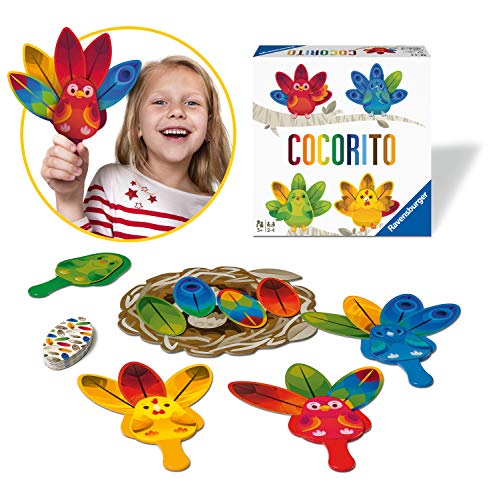 Ravensburger 20588 Cocorito, Juego Infantiles, Juego Educativo, 2-4 Jugadores, Edad Recomendada 3+