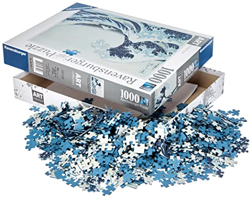 Ravensburger Puzzle 1000 Piezas, Great Wave off Kanagawa, Arte, para adultos, Rompecabezas de calidad