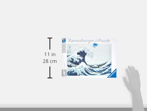 Ravensburger Puzzle 1000 Piezas, Great Wave off Kanagawa, Arte, para adultos, Rompecabezas de calidad