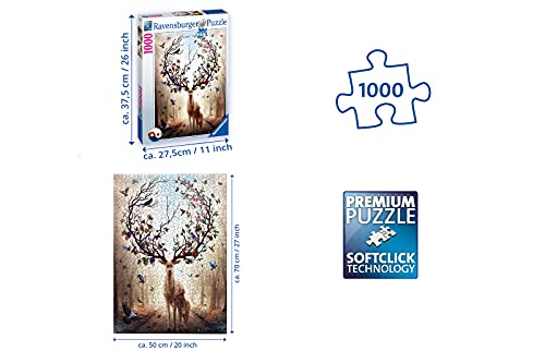 Ravensburger Puzzle, Ciervo Mágico, 1000 Piezas, Puzzle Adultos, 15018 2