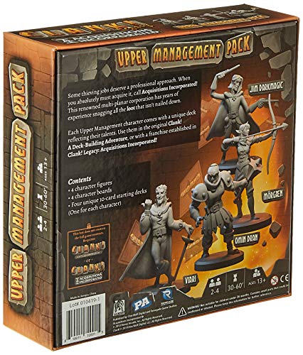 Renegade Game Studio RGS2001 Clank Legacy: Acquisitions-Upper Management Pack, Mixed Colours