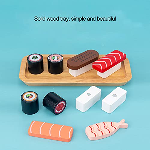 Restaurant Pretend Sushi, Imaginación Que Mejora El Colorido Y Brillante Juguete De Sushi Para El Aprendizaje Temprano Para Niños De 3 Años + Para Play House