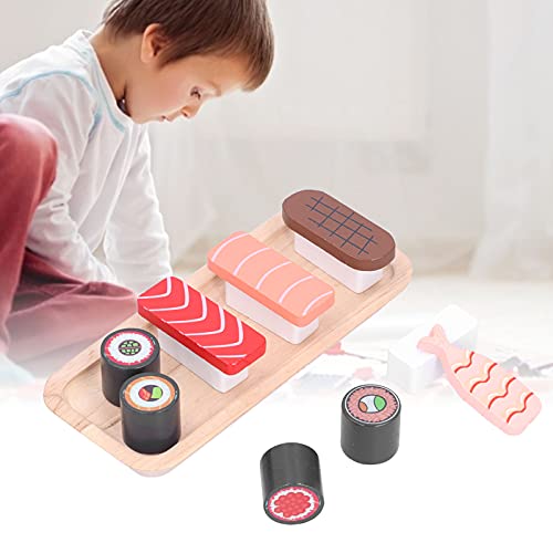 Restaurant Pretend Sushi, Imaginación Que Mejora El Colorido Y Brillante Juguete De Sushi Para El Aprendizaje Temprano Para Niños De 3 Años + Para Play House